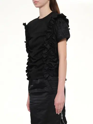 NOIR KEI NINOMIYA Cotton Ponte T-shirt | Thumbnail 2 NOIR KEI NINOMIYA Cotton Ponte T-shirt | Thumbnail 2