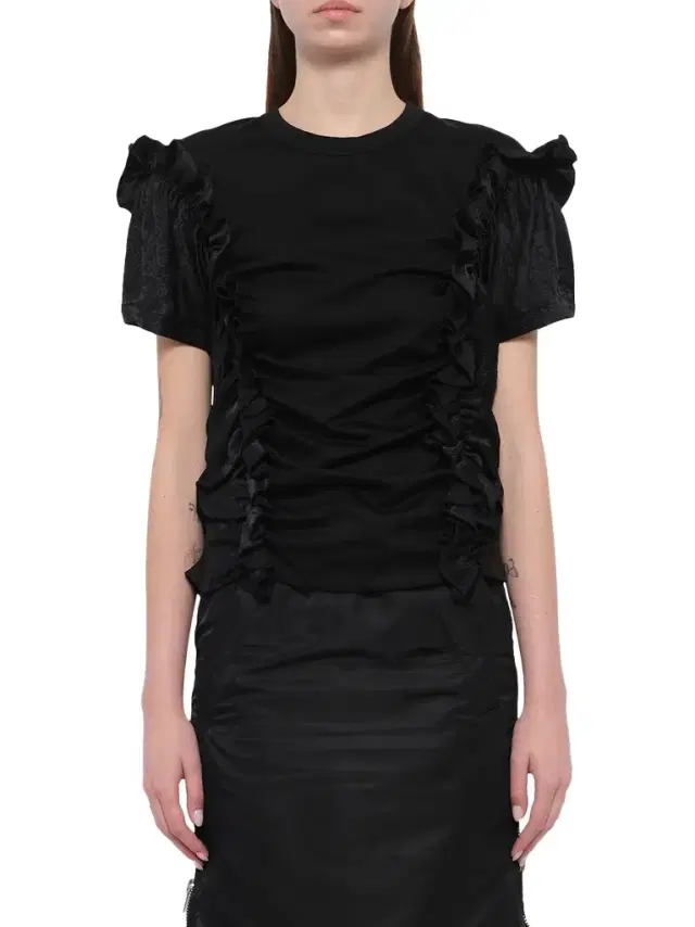 NOIR KEI NINOMIYA Cotton Ponte T-shirt