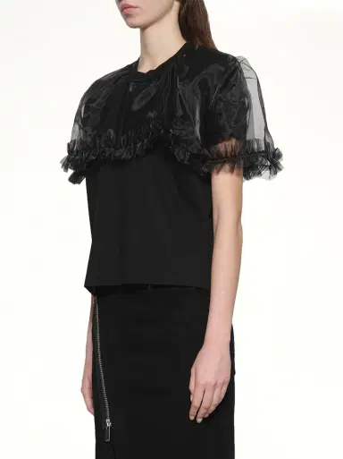 NOIR KEI NINOMIYA Tulle T-shirt | Thumbnail 2