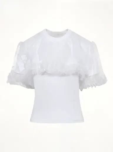 NOIR KEI NINOMIYA Tulle T-shirt | Thumbnail 3 NOIR KEI NINOMIYA Tulle T-shirt | Thumbnail 3