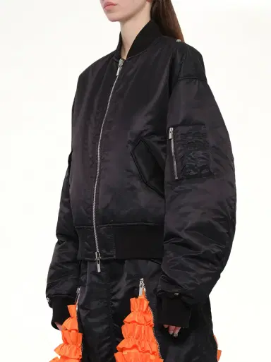 NOIR KEI NINOMIYA Noir Kei Ninomiya Nylon Twill Blouson | Thumbnail 2 NOIR KEI NINOMIYA Noir Kei Ninomiya Nylon Twill Blouson | Thumbnail 2
