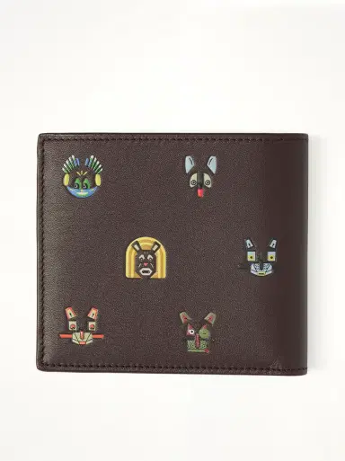 Loewe Bifold Wallet Allover Cats | Thumbnail 3 Loewe Bifold Wallet Allover Cats | Thumbnail 3