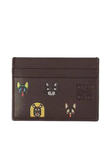 Loewe Plain Cardholder Allover Cats | Thumbnail 1 Loewe Plain Cardholder Allover Cats | Thumbnail 1
