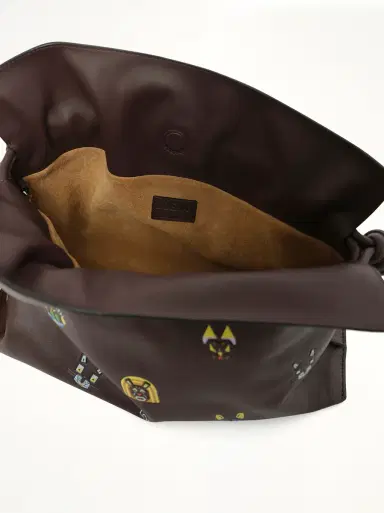 Loewe Flamenco Clutch Allover Cats Medium Bag | Thumbnail 6 Loewe Flamenco Clutch Allover Cats Medium Bag | Thumbnail 6