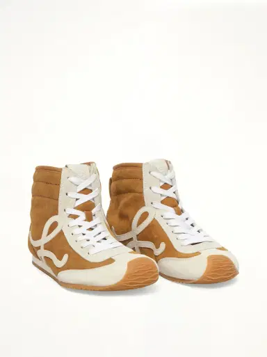 Loewe Ballet Runner 2.0 High Top in Tan/white Brown | Thumbnail 3 Loewe Ballet Runner 2.0 High Top in Tan/white Brown | Thumbnail 3