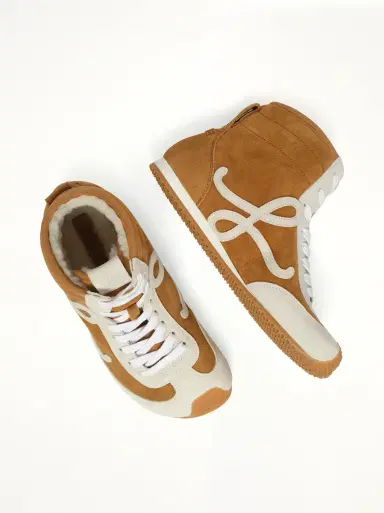 Loewe Ballet Runner 2.0 High Top in Tan/white Brown | Thumbnail 4 Loewe Ballet Runner 2.0 High Top in Tan/white Brown | Thumbnail 4