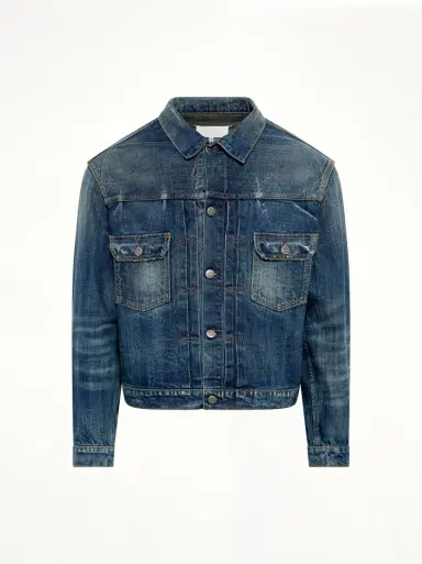 Maison Margiela Denim Jacket in Blue Wash | Thumbnail 3 Maison Margiela Denim Jacket in Blue Wash | Thumbnail 3