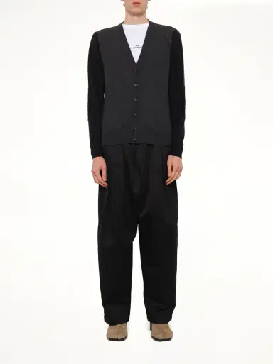 Maison Margiela Two-tone Cardigan in Grey/black Grey | Thumbnail 7 Maison Margiela Two-tone Cardigan in Grey/black Grey | Thumbnail 7