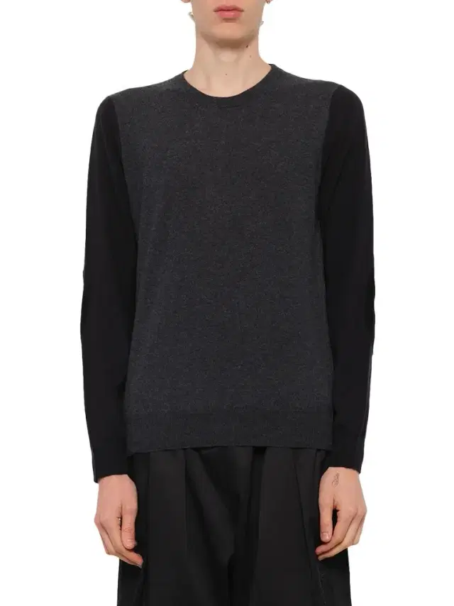 Maison Margiela Two-tone Sweater in Grey/black Grey