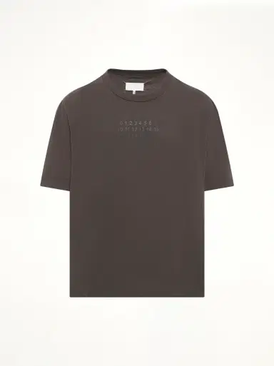 Maison Margiela Maison Margiela Logo T-shirt in Mink Grey | Thumbnail 3 Maison Margiela Maison Margiela Logo T-shirt in Mink Grey | Thumbnail 3
