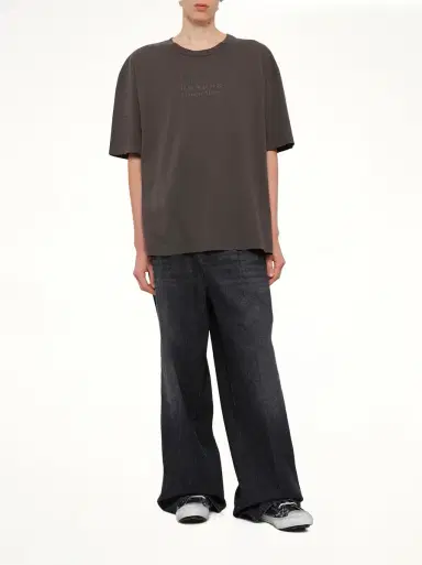 Maison Margiela Maison Margiela Logo T-shirt in Mink Grey | Thumbnail 4 Maison Margiela Maison Margiela Logo T-shirt in Mink Grey | Thumbnail 4
