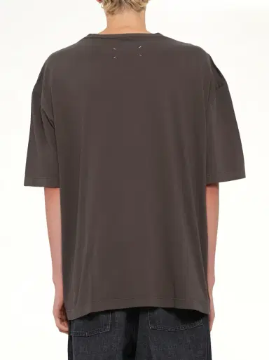 Maison Margiela Maison Margiela Logo T-shirt in Mink Grey | Thumbnail 5 Maison Margiela Maison Margiela Logo T-shirt in Mink Grey | Thumbnail 5
