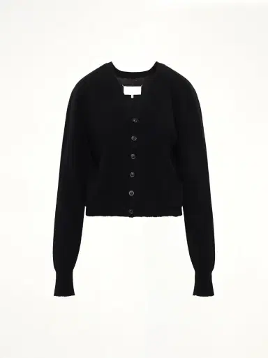 Maison Margiela Gauge 14 Wool V-neck Cardigan | Thumbnail 3