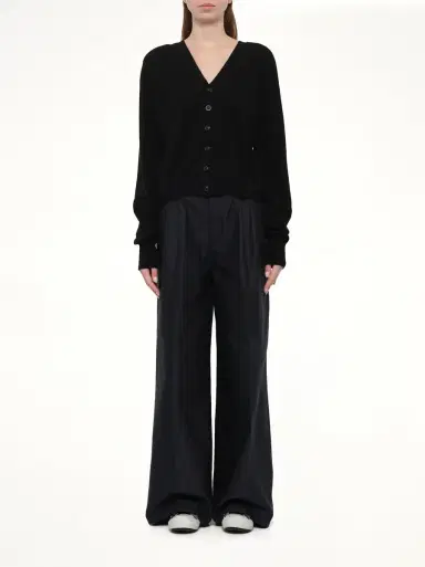 Maison Margiela Gauge 14 Wool V-neck Cardigan | Thumbnail 7