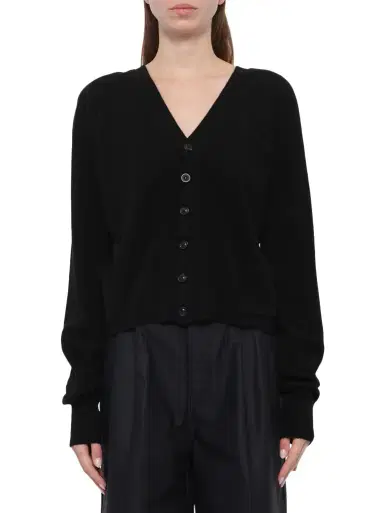 Maison Margiela Gauge 14 Wool V-neck Cardigan | Thumbnail 1
