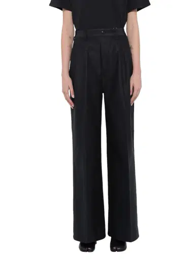 Maison Margiela Cotton Palazzo Trouser | Thumbnail 1 Maison Margiela Cotton Palazzo Trouser | Thumbnail 1