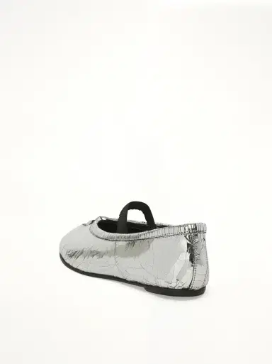 Maison Margiela Broken Mirror Ballerina in Silver/black Silver | Thumbnail 2