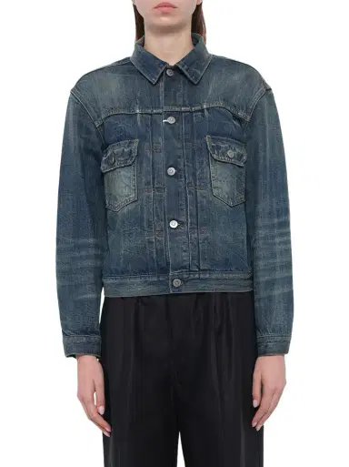 Maison Margiela Denim Jacket in Blue Wash | Thumbnail 1 Maison Margiela Denim Jacket in Blue Wash | Thumbnail 1