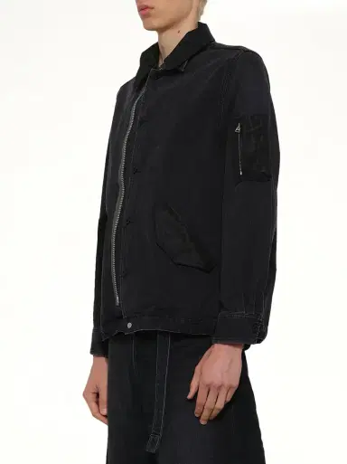 Sacai Denim x Nylon Twill Blouson | Thumbnail 2 Sacai Denim x Nylon Twill Blouson | Thumbnail 2