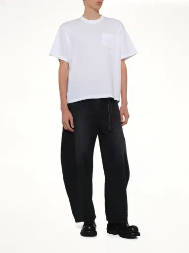 Sacai Cotton Jersey T-shirt | Thumbnail 4 Sacai Cotton Jersey T-shirt | Thumbnail 4