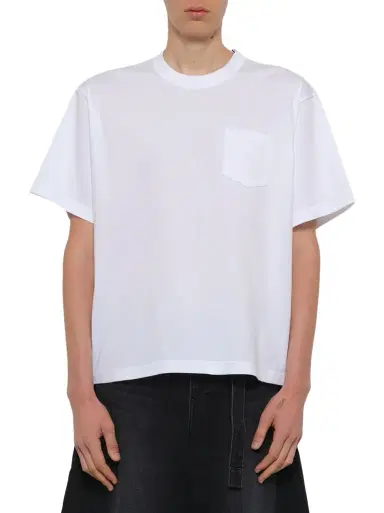 Sacai Cotton Jersey T-shirt | Thumbnail 1 Sacai Cotton Jersey T-shirt | Thumbnail 1