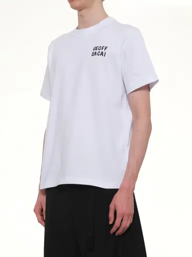 Sacai Geoff Sacai Embroidery T-shirt | Thumbnail 2 Sacai Geoff Sacai Embroidery T-shirt | Thumbnail 2