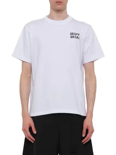 Sacai Geoff Sacai Embroidery T-shirt | Thumbnail 1 Sacai Geoff Sacai Embroidery T-shirt | Thumbnail 1