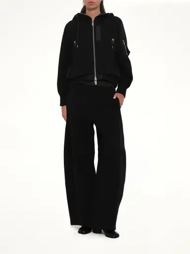 Sacai Sponge Sweat x Nylon Twill Small Hoodie | Thumbnail 4 Sacai Sponge Sweat x Nylon Twill Small Hoodie | Thumbnail 4