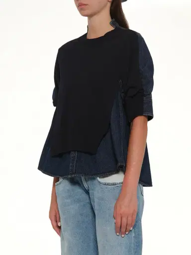 Sacai Denim x Knit Pullover | Thumbnail 2 Sacai Denim x Knit Pullover | Thumbnail 2