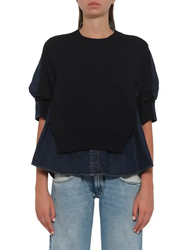 Denim x Knit Pullover Denim x Knit Pullover