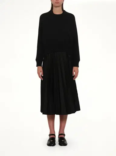 Sacai Cotton Cashmere Knit Pullover | Thumbnail 7 Sacai Cotton Cashmere Knit Pullover | Thumbnail 7
