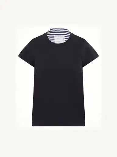 Sacai Cotton Poplin x Jersey T-shirt | Thumbnail 3 Sacai Cotton Poplin x Jersey T-shirt | Thumbnail 3