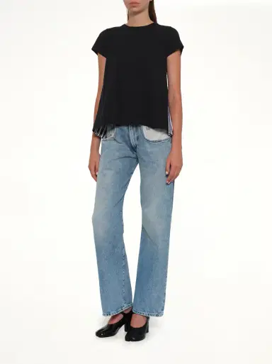 Sacai Cotton Poplin x Jersey T-shirt | Thumbnail 4 Sacai Cotton Poplin x Jersey T-shirt | Thumbnail 4