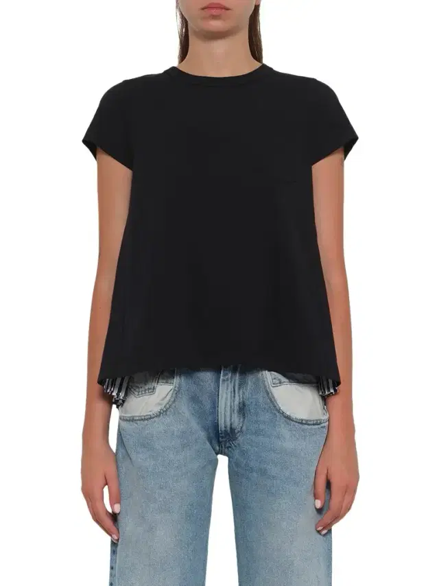 Cotton Poplin x Jersey T-shirt Cotton Poplin x Jersey T-shirt