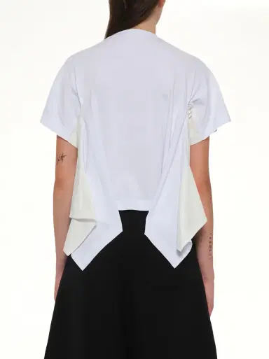 Sacai Light Weight Denim x Cotton Jersey T-shirt | Thumbnail 5 Sacai Light Weight Denim x Cotton Jersey T-shirt | Thumbnail 5