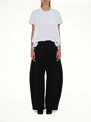 Sacai Light Weight Denim x Cotton Jersey T-shirt | Thumbnail 7 Sacai Light Weight Denim x Cotton Jersey T-shirt | Thumbnail 7