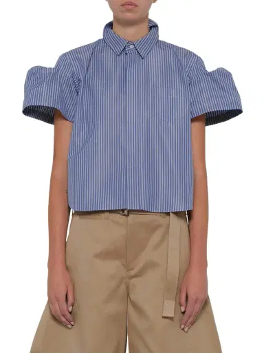 Sacai Poplin Stripe Shirt | Thumbnail 1