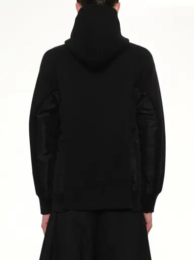 Sacai Sponge Sweat x Nylon Twill Zip Hoodie | Thumbnail 5