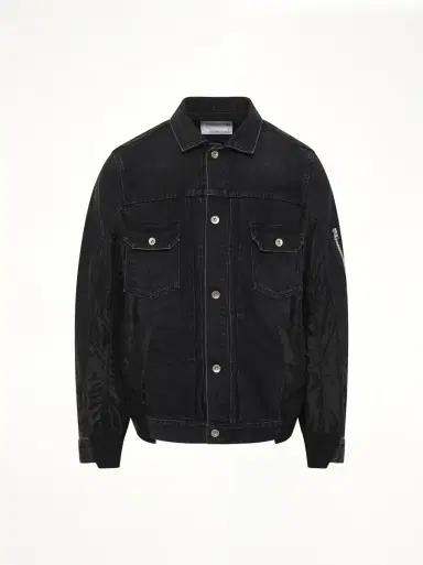 Sacai Denim x Nylon Twill Jacket | Thumbnail 3 Sacai Denim x Nylon Twill Jacket | Thumbnail 3