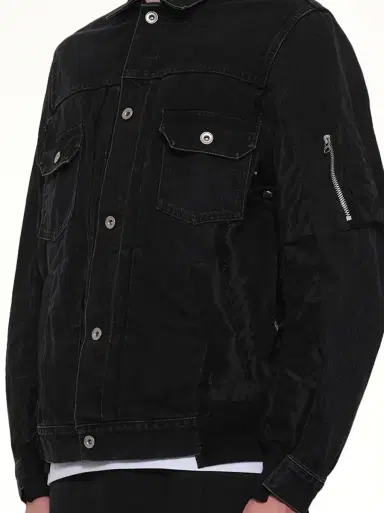 Sacai Denim x Nylon Twill Jacket | Thumbnail 6 Sacai Denim x Nylon Twill Jacket | Thumbnail 6