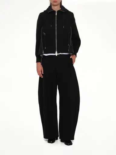 Sacai Sponge Sweat x Nylon Twill Hoodie | Thumbnail 4