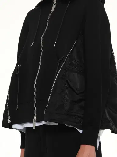 Sacai Sponge Sweat x Nylon Twill Hoodie | Thumbnail 6