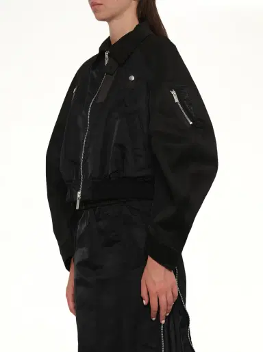 Sacai Cotton Chino x Nylon Twill Blouson | Thumbnail 2 Sacai Cotton Chino x Nylon Twill Blouson | Thumbnail 2