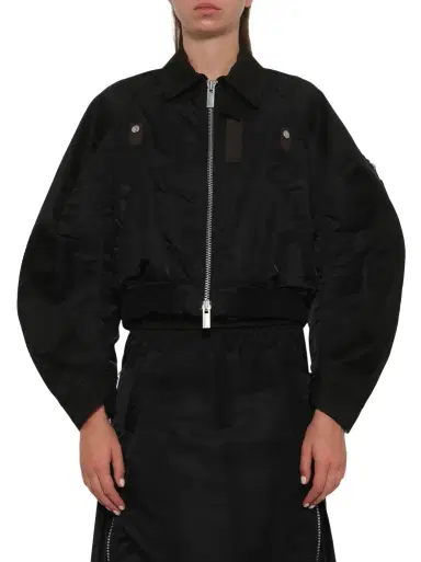 Sacai Cotton Chino x Nylon Twill Blouson | Thumbnail 1 Sacai Cotton Chino x Nylon Twill Blouson | Thumbnail 1