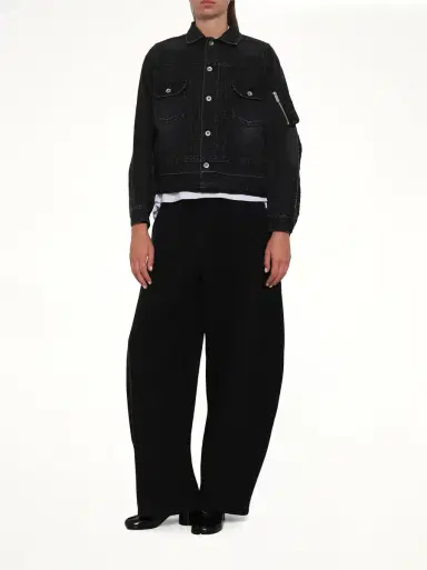 Sacai Denim x Nylon Twill Jacket | Thumbnail 4 Sacai Denim x Nylon Twill Jacket | Thumbnail 4