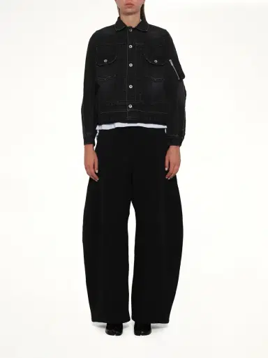 Sacai Denim x Nylon Twill Jacket | Thumbnail 7 Sacai Denim x Nylon Twill Jacket | Thumbnail 7