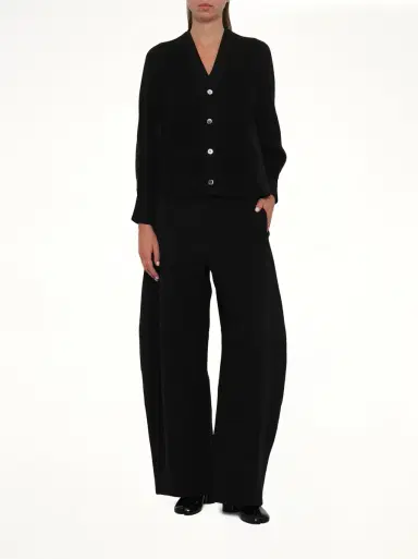 Sacai Cotton Knit x Poplin Cardigan | Thumbnail 4 Sacai Cotton Knit x Poplin Cardigan | Thumbnail 4