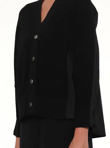 Sacai Cotton Knit x Poplin Cardigan | Thumbnail 6 Sacai Cotton Knit x Poplin Cardigan | Thumbnail 6