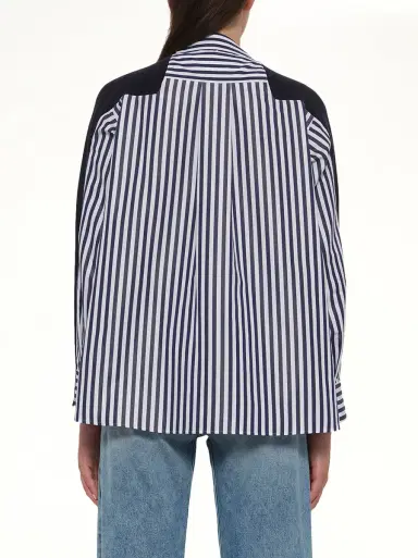 Sacai Cotton Knit x Poplin Cardigan | Thumbnail 5 Sacai Cotton Knit x Poplin Cardigan | Thumbnail 5