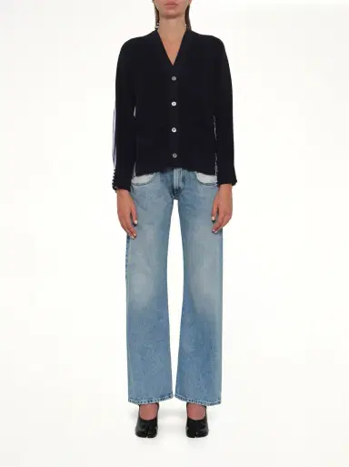 Sacai Cotton Knit x Poplin Cardigan | Thumbnail 7 Sacai Cotton Knit x Poplin Cardigan | Thumbnail 7